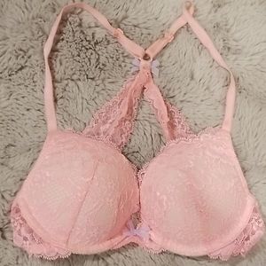 Victoria's Secret Pink Laced Bra in Size 32B